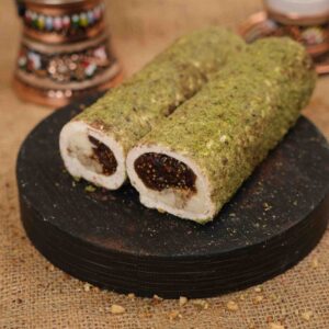 İncirli Fındık Ezmeli Toz Antep Fıstıklı Sultan Lokumu